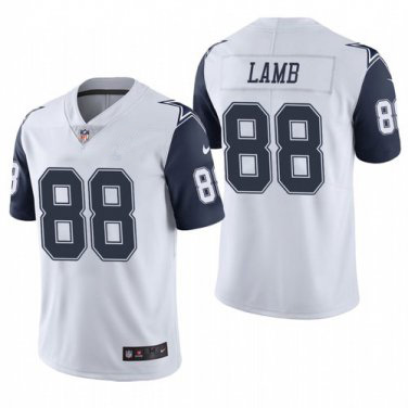 Men Dallas Cowboys #88 Lamb White Nike Vapor Untouchable Limited NFL Jerseys